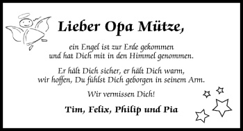 Traueranzeige von Gerold Buntrock von Nordwest-Zeitung