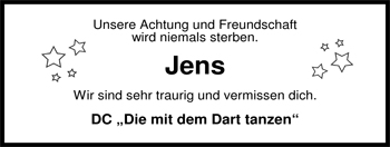 Traueranzeige von Jens Möbus von Nordwest-Zeitung