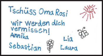 Traueranzeige von Roswitha Schwarzwälder von Nordwest-Zeitung