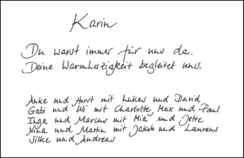 Traueranzeige von Karin Lützen von Nordwest-Zeitung