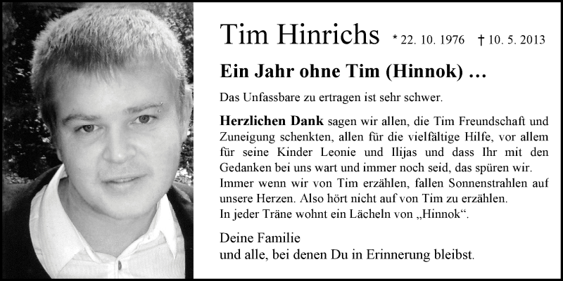 von Tim Hinrichs | nordwest-trauer.de