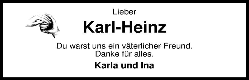  Traueranzeige für Karl-Heinz Dittmann vom 28.02.2015 aus Nordwest-Zeitung