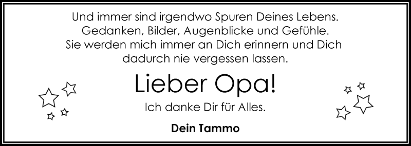  Traueranzeige für Wolfgang Lude vom 12.01.2015 aus Nordwest-Zeitung