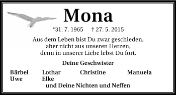 Traueranzeige von Monika Hyda von Nordwest-Zeitung