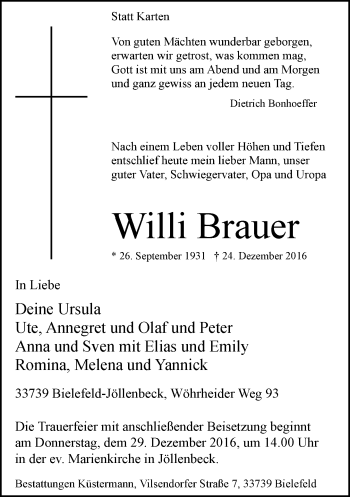 Traueranzeige von Gisela Friedrich von Nordwest-Zeitung