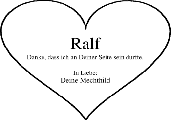 Traueranzeige von Ralf Lüdemann von Nordwest-Zeitung