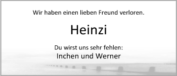 Traueranzeige von Heinz-G. Otholt von Nordwest-Zeitung