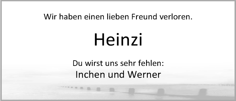  Traueranzeige für Heinz-G. Otholt vom 20.06.2016 aus Nordwest-Zeitung