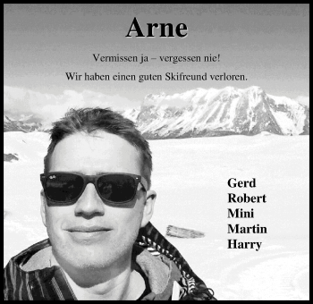 Traueranzeige von Arne Hobbie von Nordwest-Zeitung