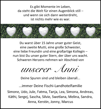 Traueranzeige von Marianne Lamer von Nordwest-Zeitung