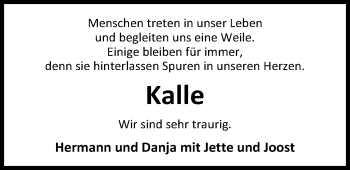 Traueranzeige von Karlheinz Bäker von Nordwest-Zeitung