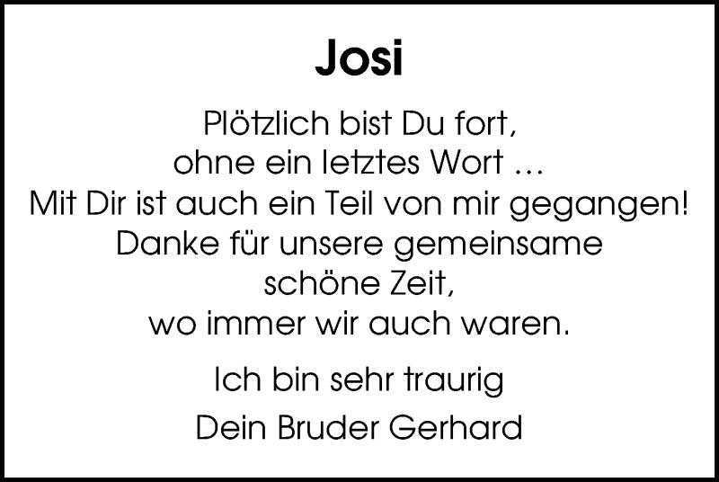  Traueranzeige für Josef Thomalla vom 11.04.2018 aus Nordwest-Zeitung