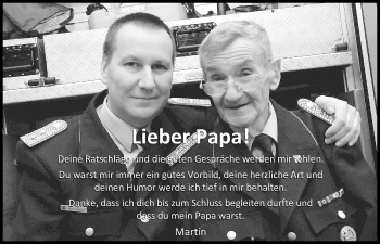 Traueranzeige von Papa  von Nordwest-Zeitung