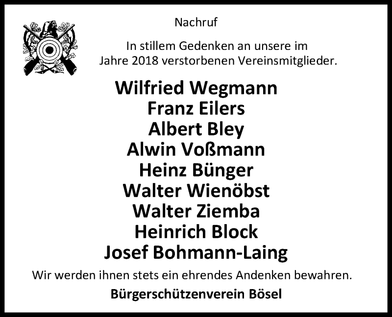 Traueranzeigen Von In Gedenken | Nordwest-trauer.de