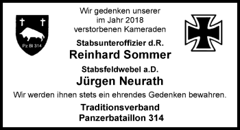 Traueranzeige von Jürgen Neurath von Nordwest-Zeitung