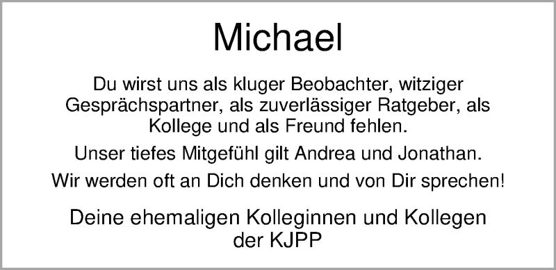  Traueranzeige für Michael Bode vom 07.11.2020 aus Nordwest-Zeitung