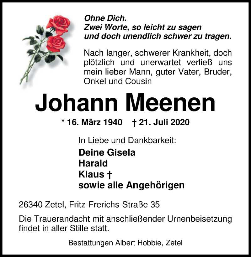 NWZTrauer.de Trauerportal Oldenburg