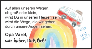 Traueranzeige von Gunter Korfkamp von Nordwest-Zeitung