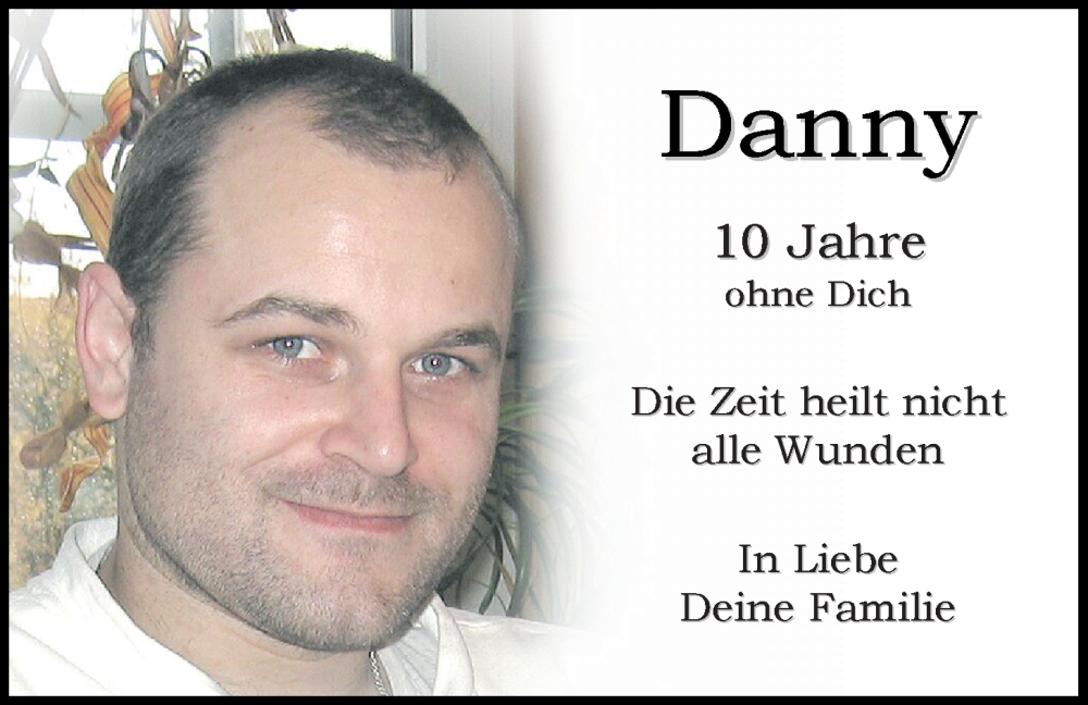  Traueranzeige für Danny Imkeit vom 09.06.2022 aus Nordwest-Zeitung