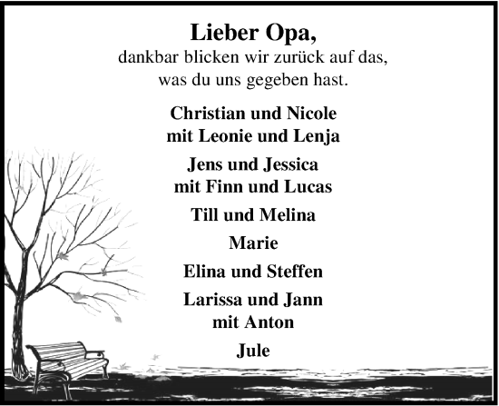 Traueranzeige von Günter Meyer von Nordwest-Zeitung