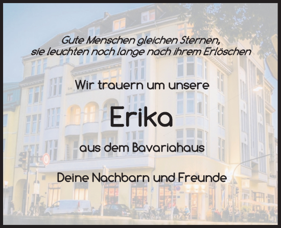 Traueranzeige von Erika Lach von WZ/JW/AH