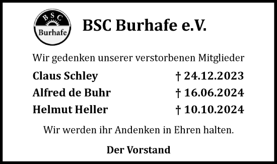 Traueranzeige von Helmut Heller von WZ/JW/AH