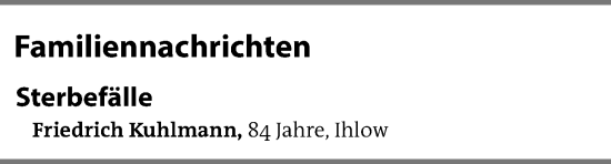 Traueranzeige von Sterbetafel vom 14.12.2024 von Emder Zeitung