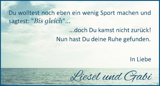 Traueranzeige von Horst Zastrow von Nordwest-Zeitung