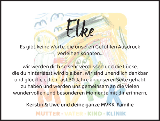 Traueranzeige von Elke Gatzmann von Nordwest-Zeitung