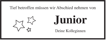 Traueranzeige von Eberhard Ulrichs von Jeversches Wochenblatt