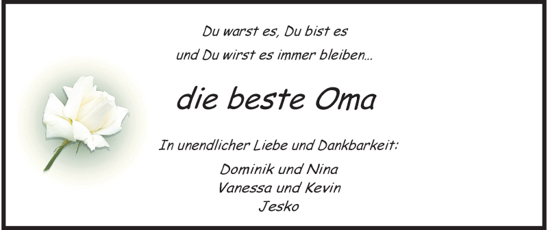  Traueranzeige für Engeline Leerhoff vom 12.03.2022 aus Wilhelmshavener Zeitung